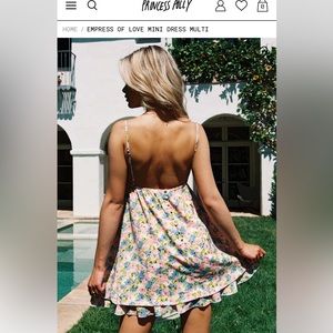 EMPRESS OF LOVE MINI DRESS MULTI